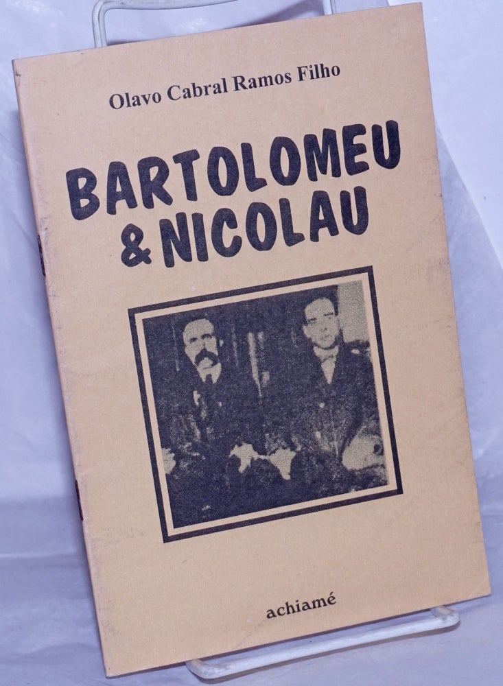 Cat.No: 260310 Bartolomeu & Nicolau. Olavo Cabral Ramos Filho.
