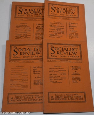 Cat.No: 260358 The Socialist Review Issued by the Independent Labour Party. John Scurr,...