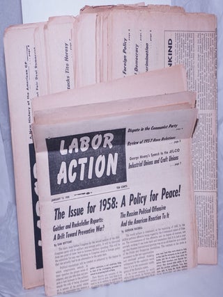 Cat.No: 260364 Labor action, volume 22, 1958. Hal Draper, ed