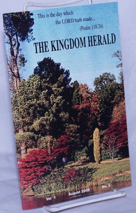 Cat.No: 260678 The Kingdom Herald, vol. 1, no. 5, August 2008. Constance Cunnigham, ed