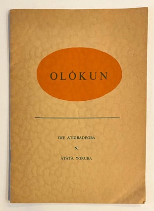 Cat.No: 260821 Olókun; iwe àtìgbàdégbà ni Àtàtà Yoruba (2 September 1960)....
