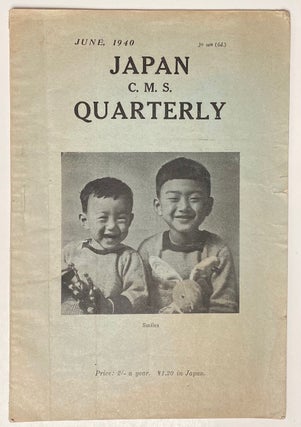 Cat.No: 260883 Japan C.M.S. Quarterly. June, 1940