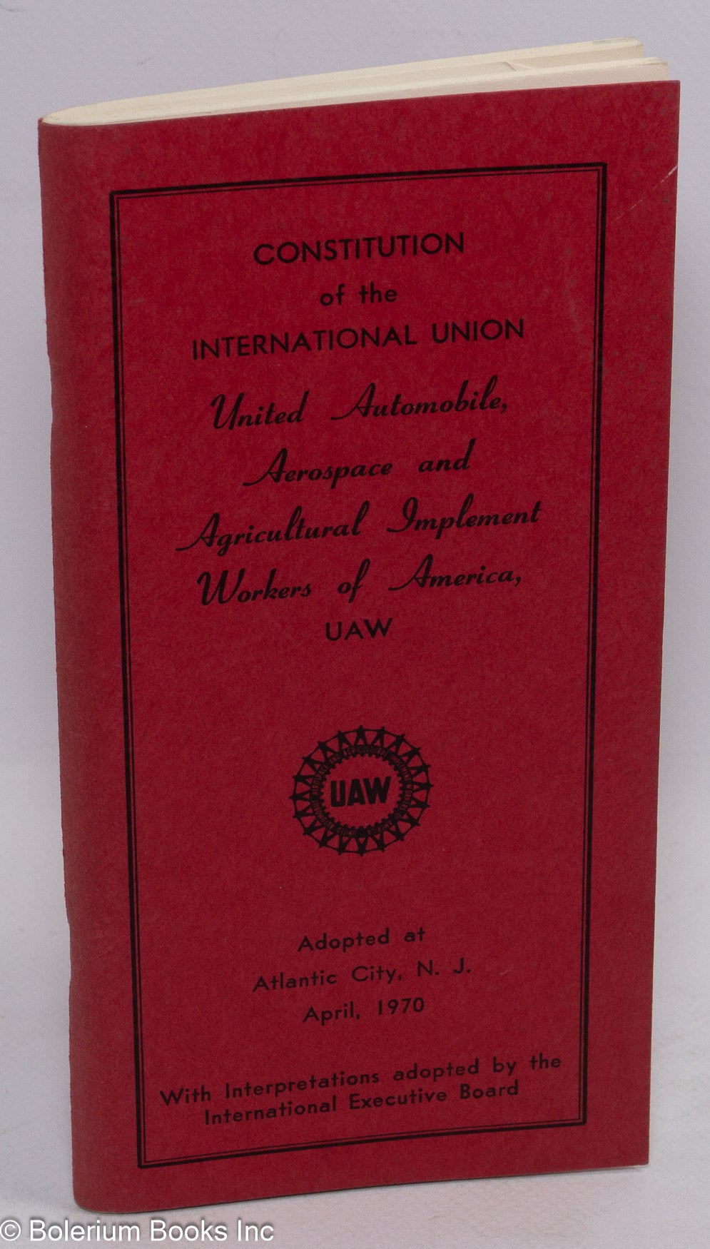 Constitution Of The International Union United Automobile, Aerospace ...