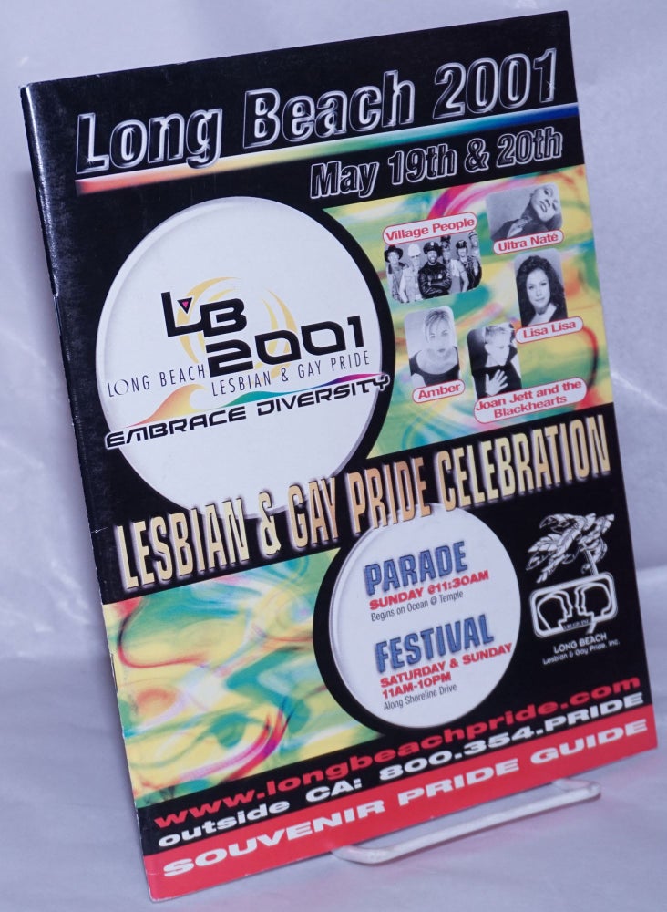Cat.No: 261149 Long Beach 2001 Lesbian & Gay Pride Celebration Souvenir Pride