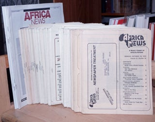 Cat.No: 261150 Africa News 1979-1991 A Weekly Digest of African Affairs