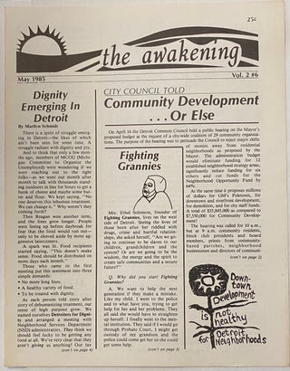 Cat.No: 261264 The Awakening. Vol. 2 no. 6 (May 1985). Detroit Branch National...
