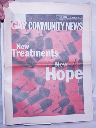 Cat.No: 261396 Gay Community News; the national queer quarterly; vol. 22, #2, Fall, 1996:...