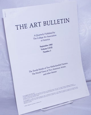 Cat.No: 261552 The Art Bulletin: A Quartely Published by The College Art Association of...