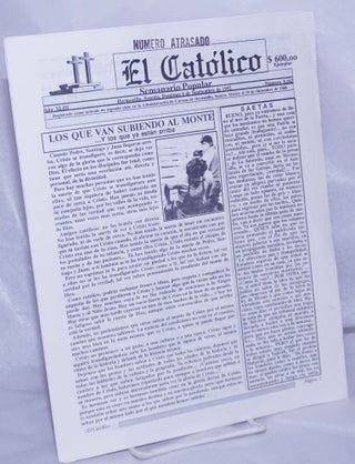 Cat.No: 261710 El Católico: seminario popular [two issues