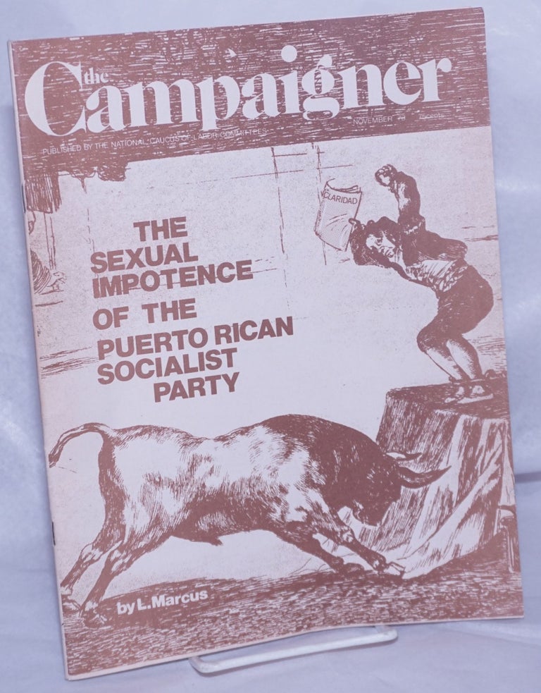 Cat.No: 261717 The Campaigner. 1973, November, Vol. 7 #1 Publication of the National Caucus of Labor Committees. Lyndon LaRouche.