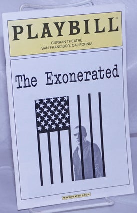 Cat.No: 261770 Playbill: The Exonerated; Curran Theatre, San Francisco. Judy Samelson,...