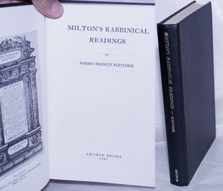 Cat.No: 261868 Milton's Rabbinical Readings. Harris Francis Fletcher