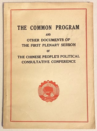 Cat.No: 261877 The common program and other documents of the first plenary session of the...