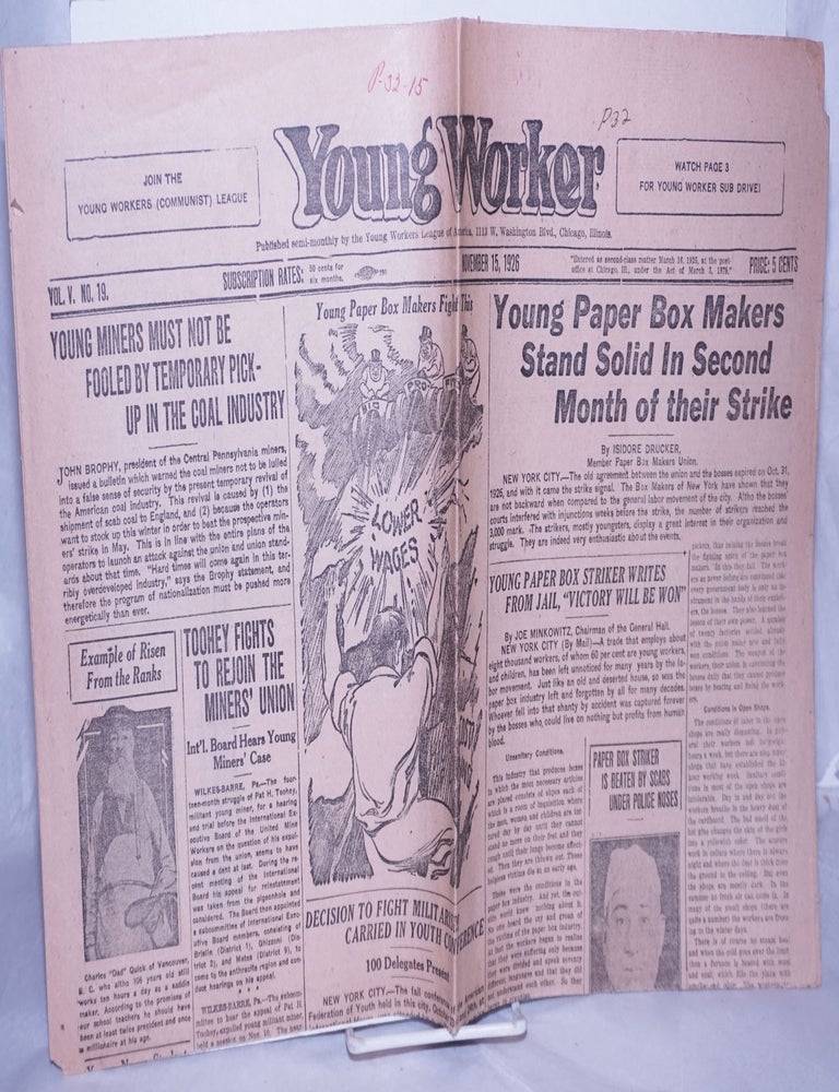 Cat.No: 262214 Young Worker, 1926, Vol. 5, No. 19.