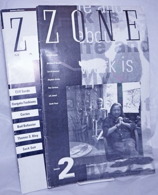 Cat.No: 262353 Zone Magazine, 1989, 1st issue and 2nd summer issue, Robert Sentinery