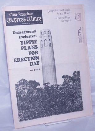 Cat.No: 262359 San Francisco Express Times, vol. 1, #36, Sept. 25, 1968: Yippie Plans for...