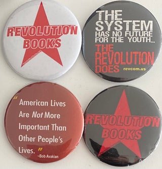 Cat.No: 262453 [Four different pins from Revolution Books