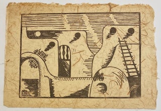 Cat.No: 262468 [Print depicting Southwestern pueblo architecture]. Hollis Peten, ?...