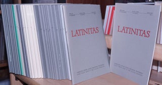 Cat.No: 262530 Latinitas. Commentarii Periodici Linguae Latinae Excolendae Provendae Cura...