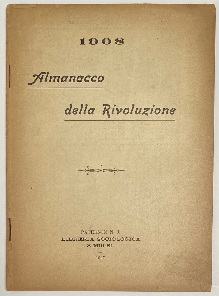 Cat.No: 262601 Almanacco della Rivoluzione, 1908