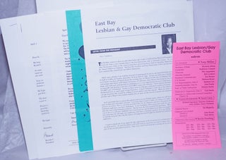 Cat.No: 262605 East Bay Lesbian & Gay Democratic Club materials from 1997 & 1998