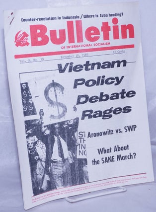 Cat.No: 262690 Bulletin of international socialism: Vol. 2, No. 19, November 15, 1965