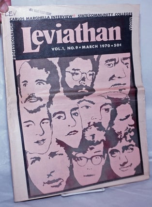 Cat.No: 262921 Leviathan: vol. 1, #9, March 1970. Peter Shapiro, David Welsh, Bruce...
