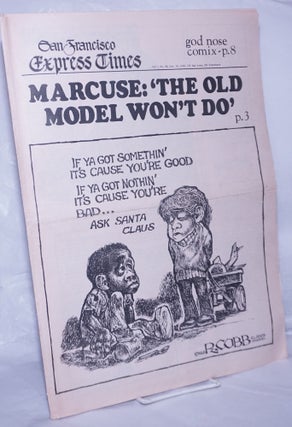 Cat.No: 262923 San Francisco Express Times: vol. 1, #48, December 18, 1968; Marcuse: "The...