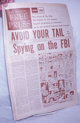 Cat.No: 262933 Los Angeles Free Press: "Avoid Your Tail, Spying on the FBI" [Headlines]...