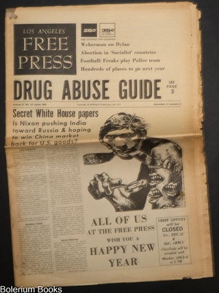 Cat.No: 262934 Los Angeles Free Press: "Drug Abuse Guide", "Secret White...