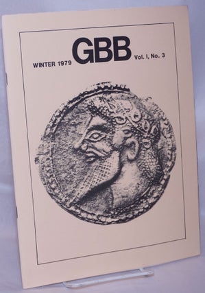 Cat.No: 263022 GBB: Gay Books Bulletin; vol. 1, #3, Winter 1979. Wayne Dynes, Leslie Kirk...