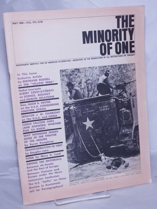 Cat.No: 263044 The minority of one; 1966, May, Vol. 8 No. 78 (whole number) independent...