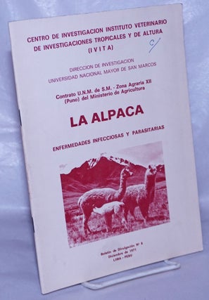 Cat.No: 263230 La Alpaca; Enfermedades Infecciosas y parasitarias. Contrato U.N.M. de...
