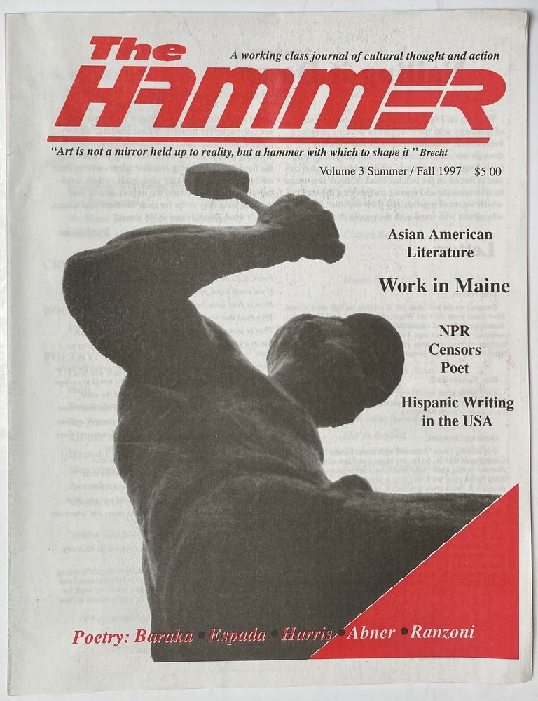 Cat.No: 263319 The Hammer: A working class journal of cultural thought and action. Volume 3 (Summer/Fall 1997)