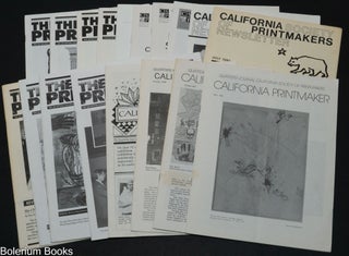 Cat.No: 263375 California Society of Printmakers Newsletter [eighteen issues
