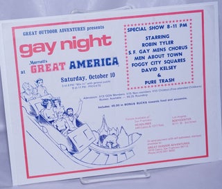 Cat.No: 263460 Great Outdoor Adventures presents Gay Night at Marriott's Great America...