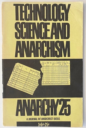Cat.No: 263532 Anarchy: a journal of anarchist ideas. No. 25 (Vol. 3 No. 3), March 1963