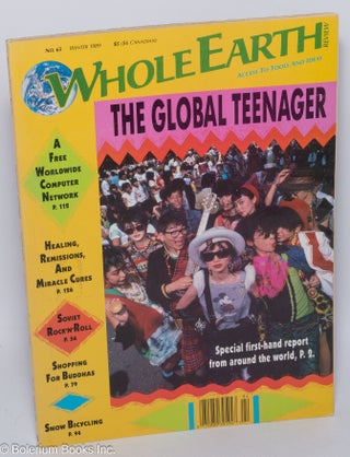 Cat.No: 263731 Whole Earth Review, No. 65, Winter 1989. Ruth Kissane, eds, Micheal K....