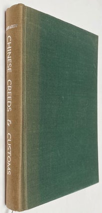 Cat.No: 263757 Chinese creeds and customs volumes I, II, and III. Colonel Valentine...