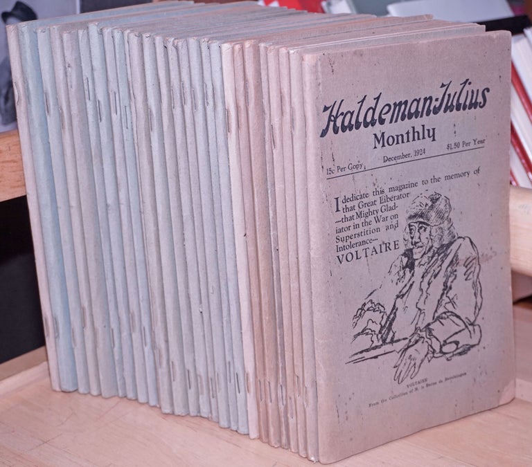 Cat.No: 264045 The Haldeman-Julius Monthly [39 issues]. E. Haldeman-Julius.