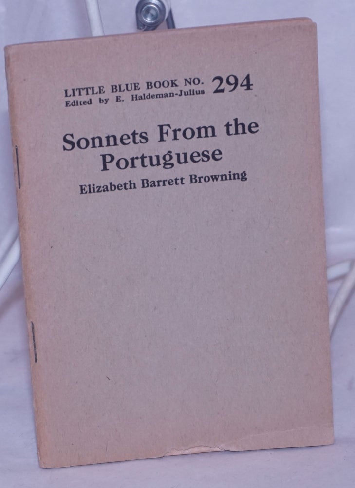 Cat.No: 264155 Sonnets From the Portuguese. Elizabeth Barrett Browning.