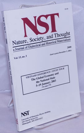 Cat.No: 264354 Nature, Society and Thought NST A Journal Of Dialectical And Historical...