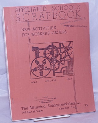 Cat.No: 264391 Affiliated Schools scrapbook, vol. 1, no. 5, April 1938. New activities...