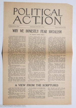 Cat.No: 264441 Political action, a socialist newspaper... no. 80, January 27, 1912....