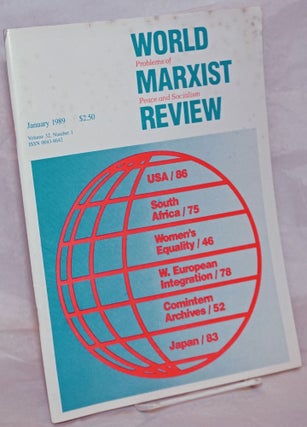 Cat.No: 264592 World Marxist Review: Problems of peace and socialism. Vol. 32, No. 1, Jan...