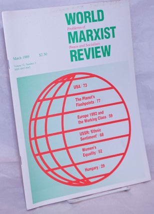 Cat.No: 264595 World Marxist Review: Problems of peace and socialism. Vol. 32, No.3, Mar...