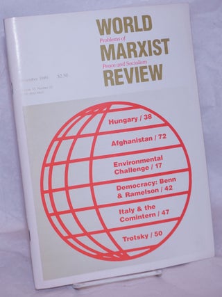 Cat.No: 264601 World Marxist Review: Problems of peace and socialism. Vol. 32, No.12, Dec...