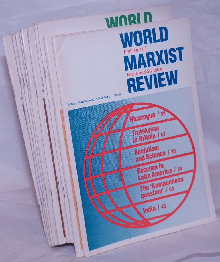 Cat.No: 264602 World Marxist Review: Problems of peace and socialism. Vol. 23, nos. 1-7, 10-12 for 1980