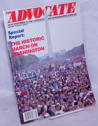 Cat.No: 264645 The Advocate: gay newsmagazine; #485, November 10, 1987: Special Report:...