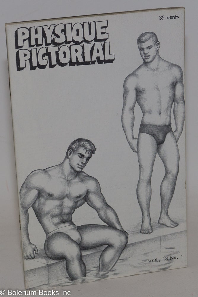 Cat.No: 264712 Physique Pictorial vol. 13, #1, August 1963. Bob Mizer, Tom of Finland photographer, Steve Masters, Ross.